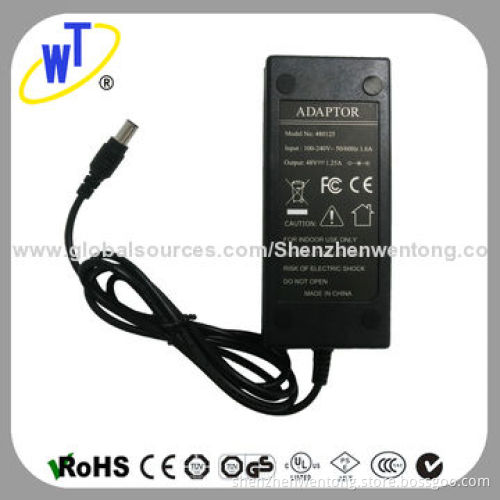 60W 48V DC 1,250mA Regulated DC Power Supplies for Security CamerasNew